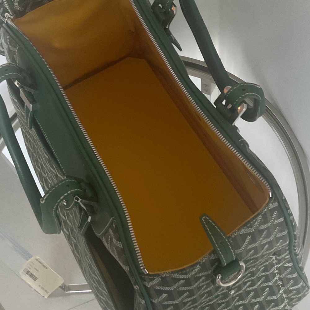 $5340 Goyard Green Dog carrier Bag - Picture 11 of 12